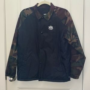 Boys Extra Large Camo Van's Windbreaker